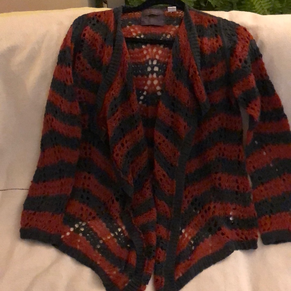 Anthropologie Guinevere striped cardigan.